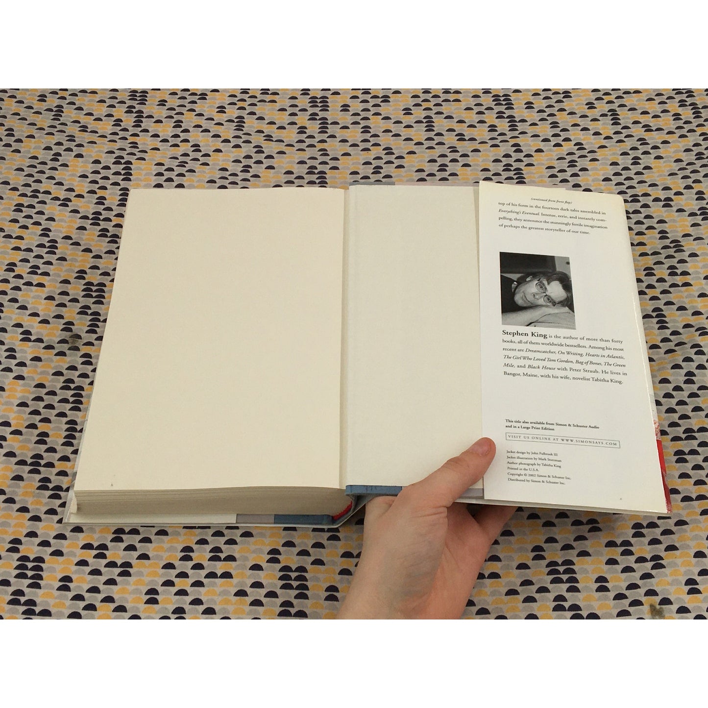 Everything's Eventual - Stephen King - Scribner - Hardcover - 1st Edition, 1st Printing