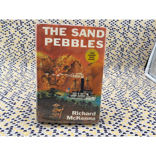 The Sand Pebbles - Richard Mckenna - Harper & Row - Hardcover - EX LIBRARY COPY