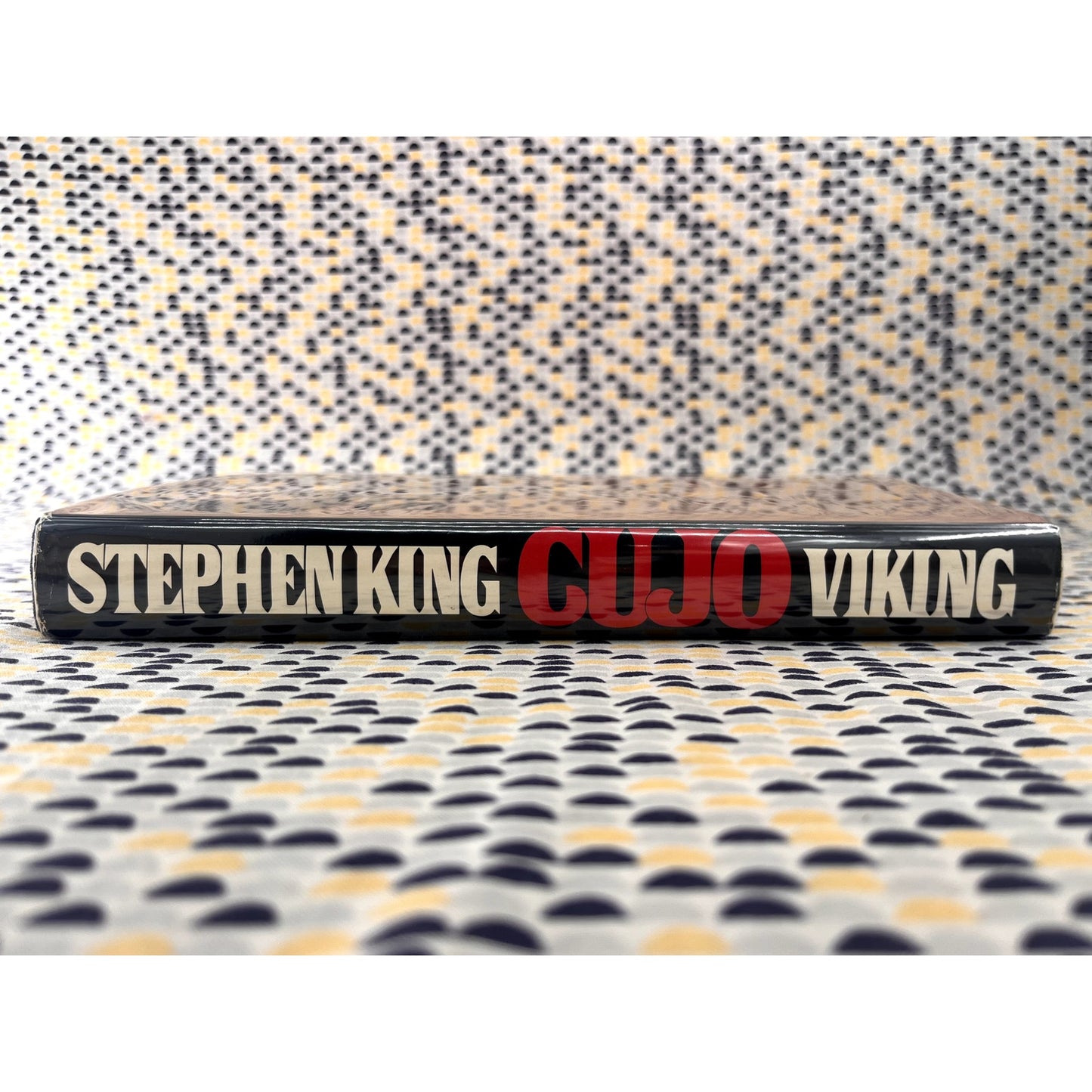 Cujo - Stephen King - Vintage Hardcover Book - 1981 Viking Press - 1st Edition, 1st Printing