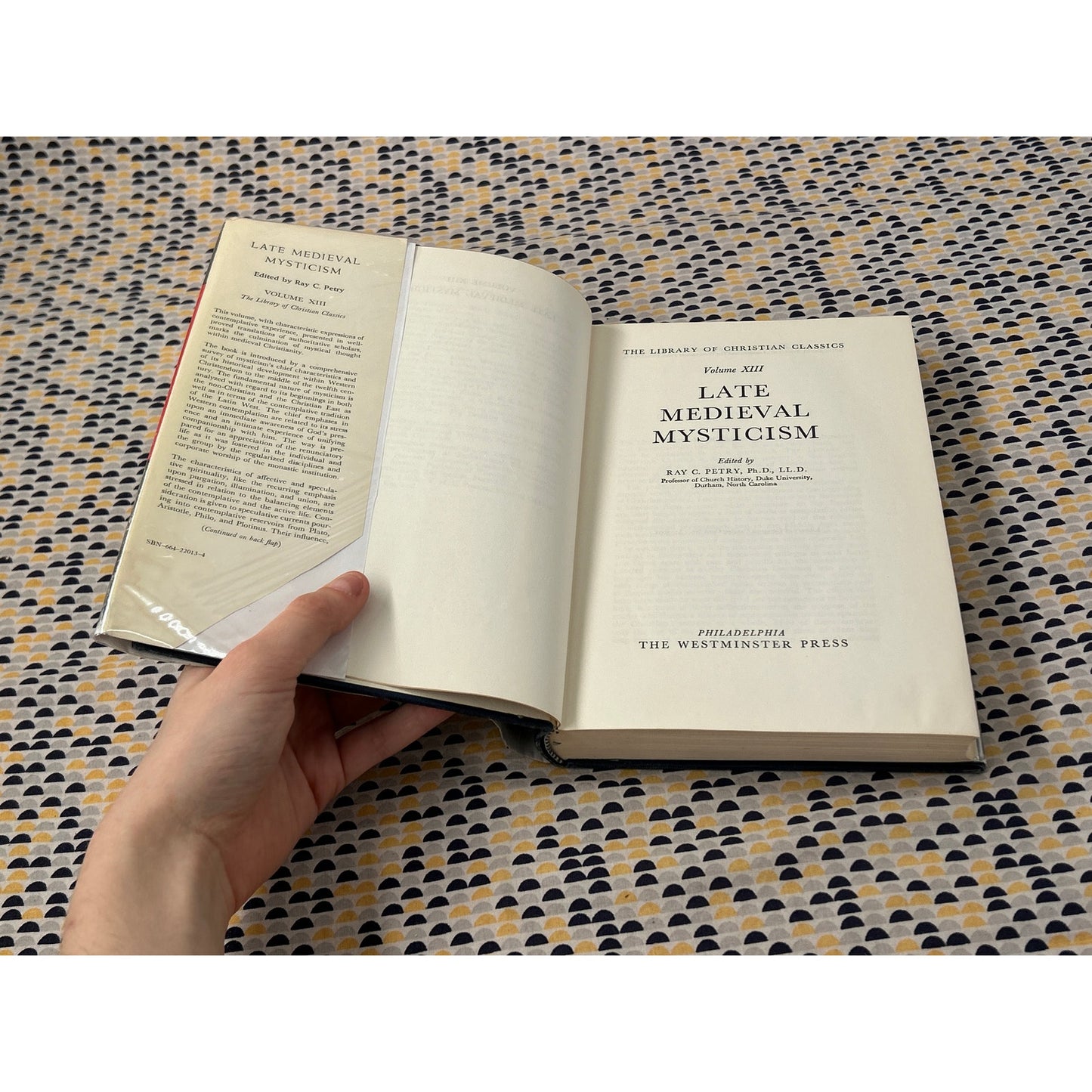 Late Medieval Mysticism - Ed. by Ray C. Petry - Westminster Press - Hardcover