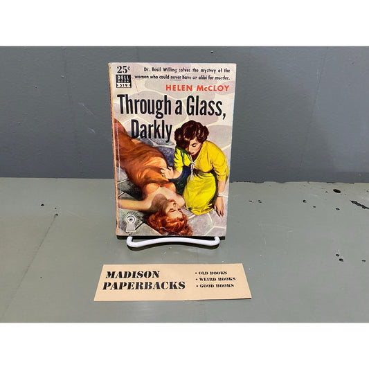 Through a Glass, Darkly , Helen McCloy - Dell Mystery 519 - Mapback - Vintage Paperbacks