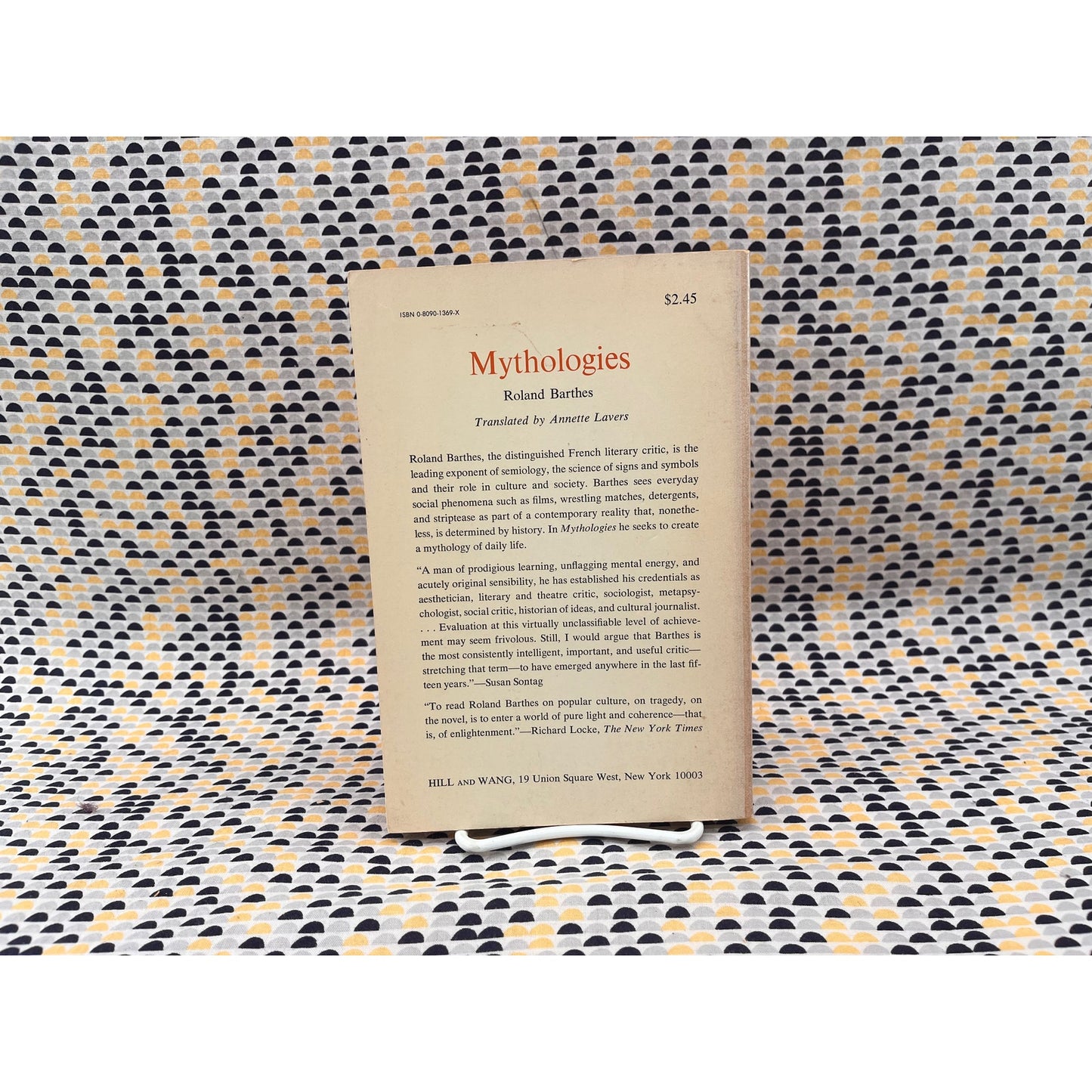 Mythologies - Roland Barthes - Farrar Books - Paperback