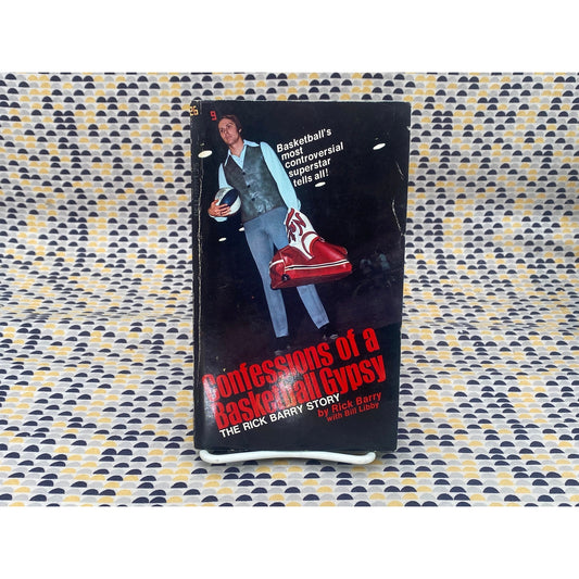 Confessions Of A Basketball Gypsy: The Rick Barry Story - Rick Barry - Vintage Paperback Book - Dell Nonfiction Edition