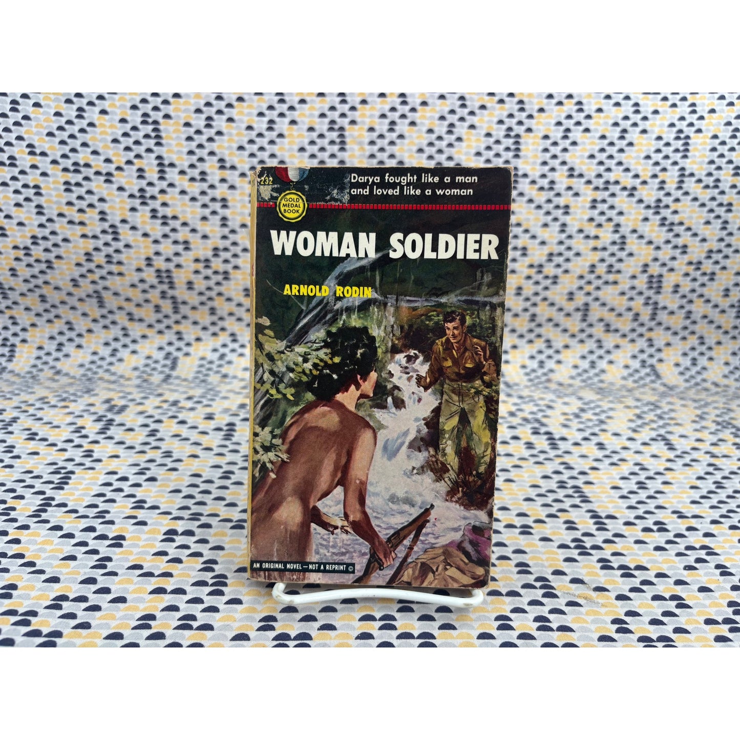 Woman Soldier - Arnold Rodin - Gold Medal 232 - Sleaze - Vintage Paperbacks