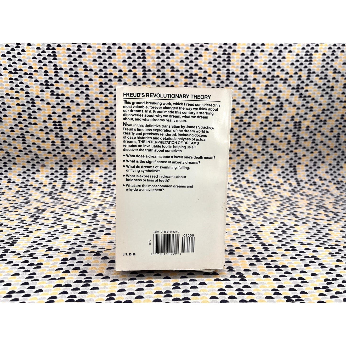 The Interpretation of Dreams - Sigmund Freud - Vintage Paperback Book - Avon
