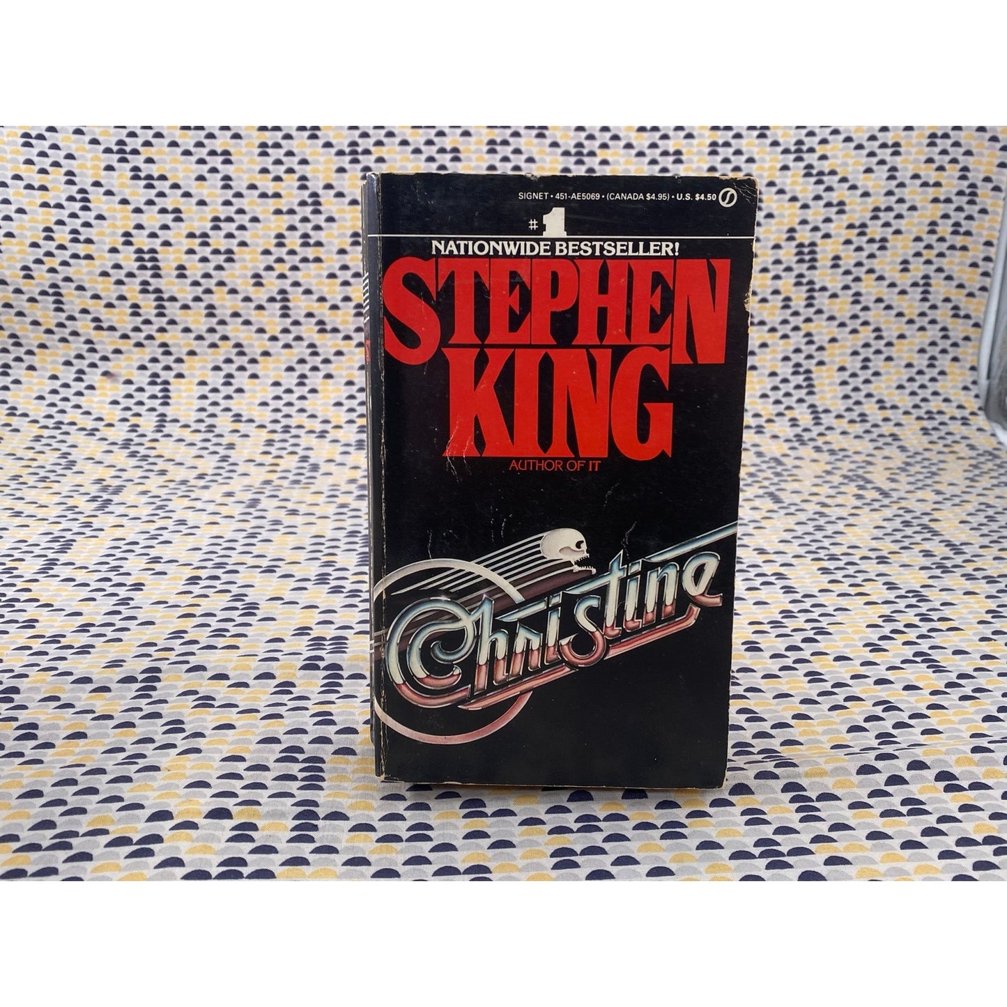 Christine - Stephen King - Vintage Paperback Book - Signet Books