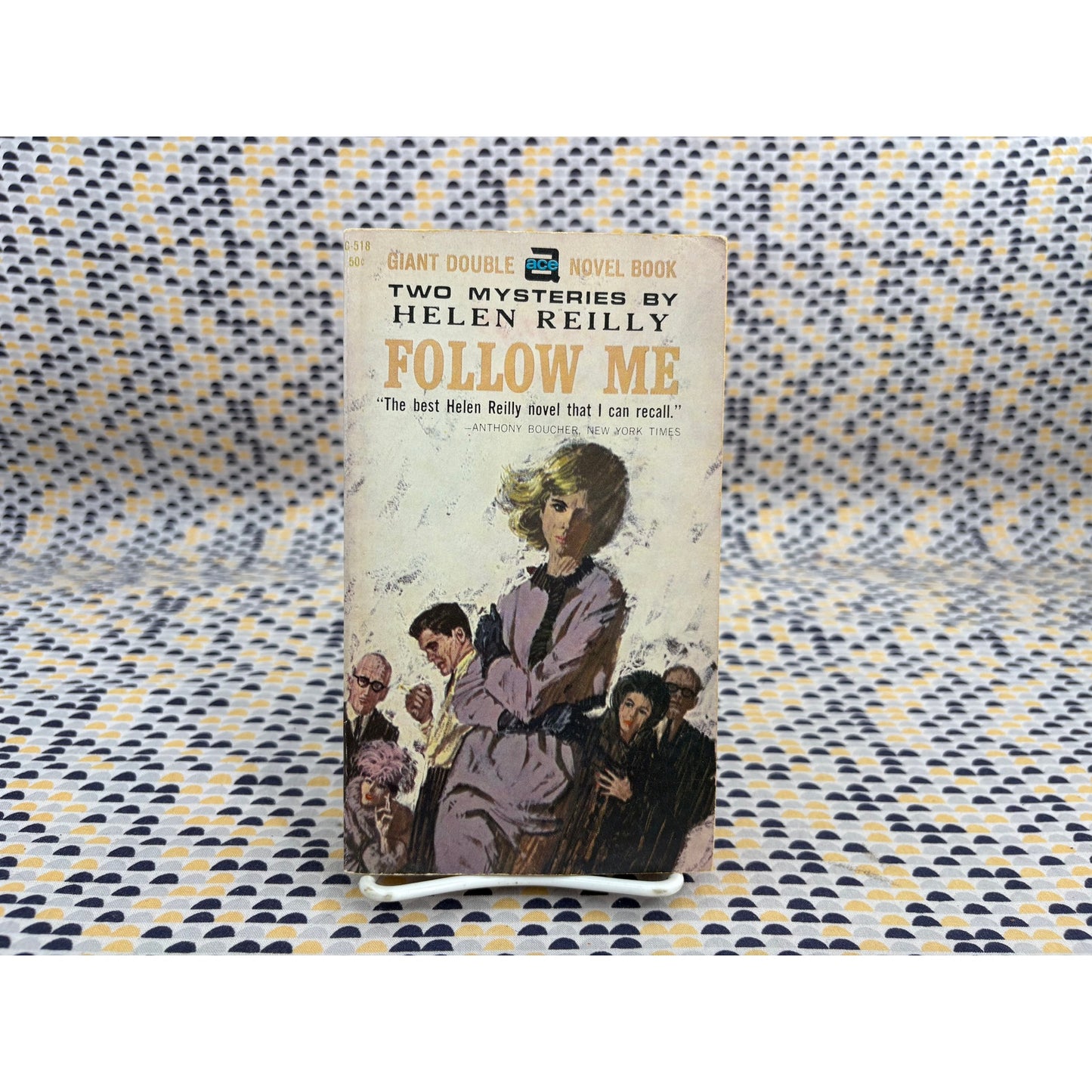 Two Mysteries - Follow Me - The Opening Door - Helen Reilly - Giant Double Novel - Ace - Paperback