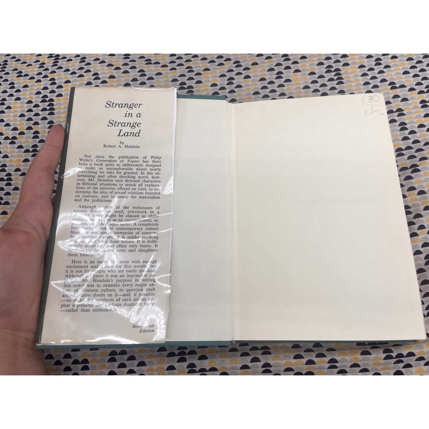 Stranger in a Strange Land - Robert A. Heinlein - Putnam Books - Hardcover - Club Edition