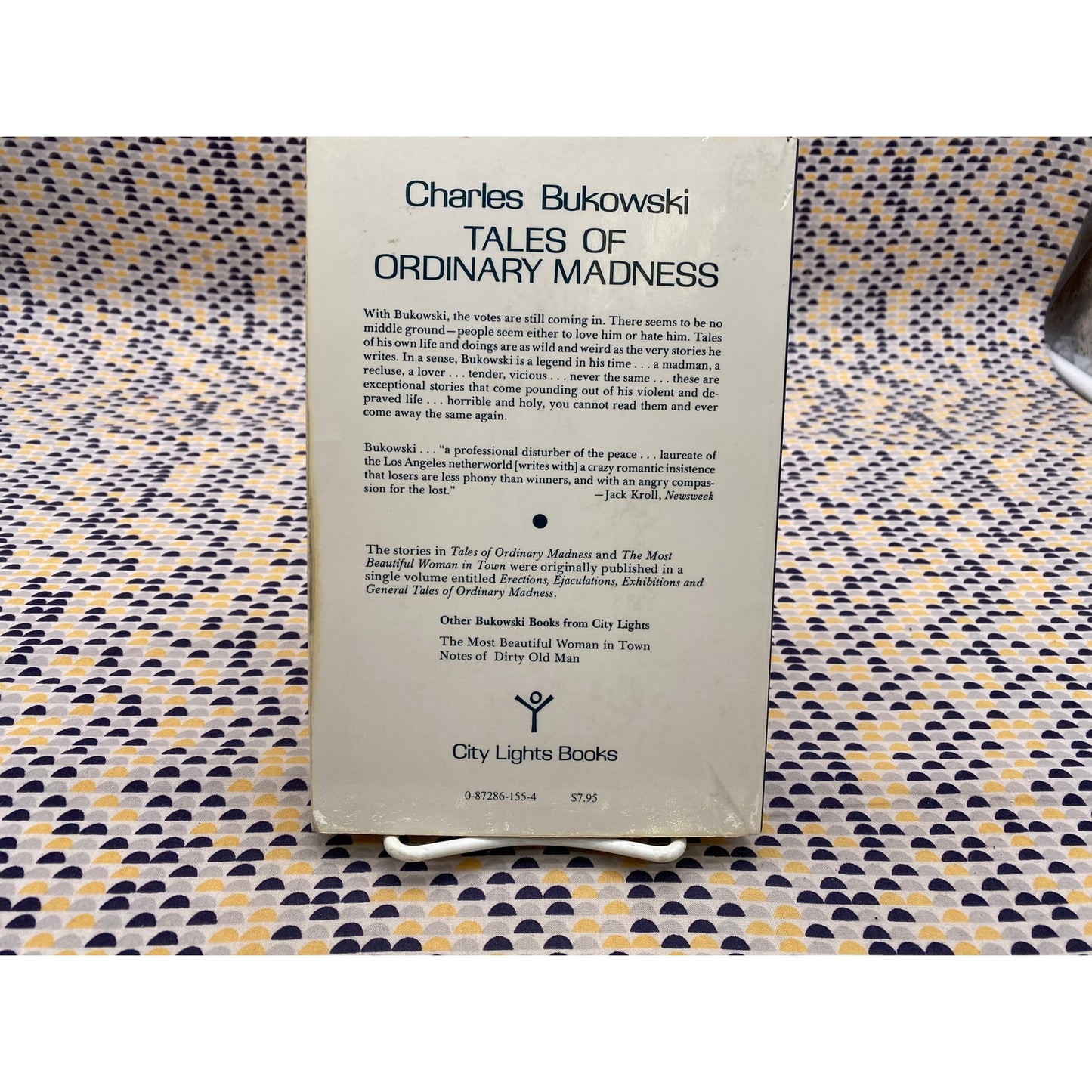 Tales of Ordinary Madness - Charles Bukowski - Vintage Paperback Book - City Lights Books
