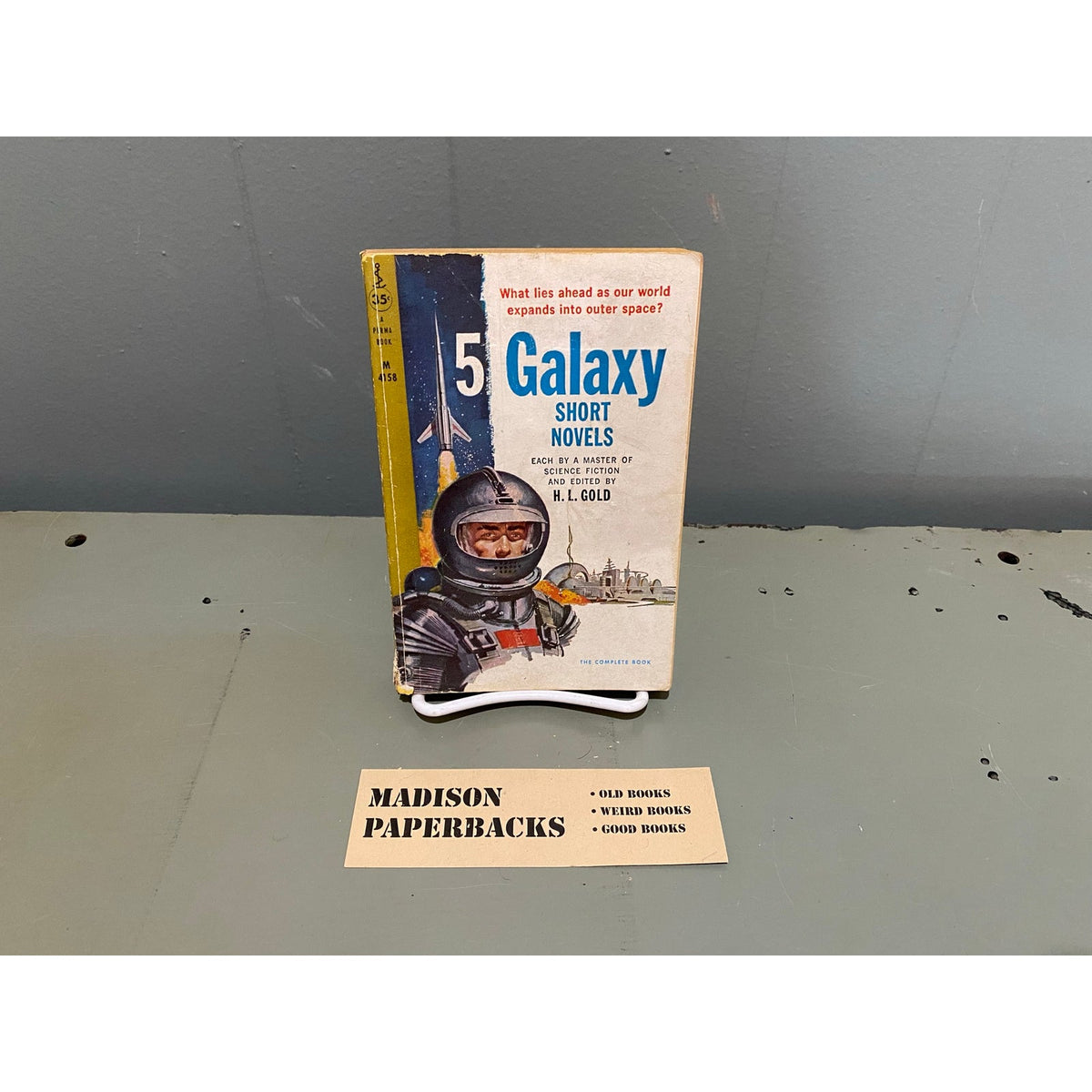 5 Galaxy Short Novels - Ed. H.L. Gold - - Perma Books M-4158 - Vintage Paperbacks