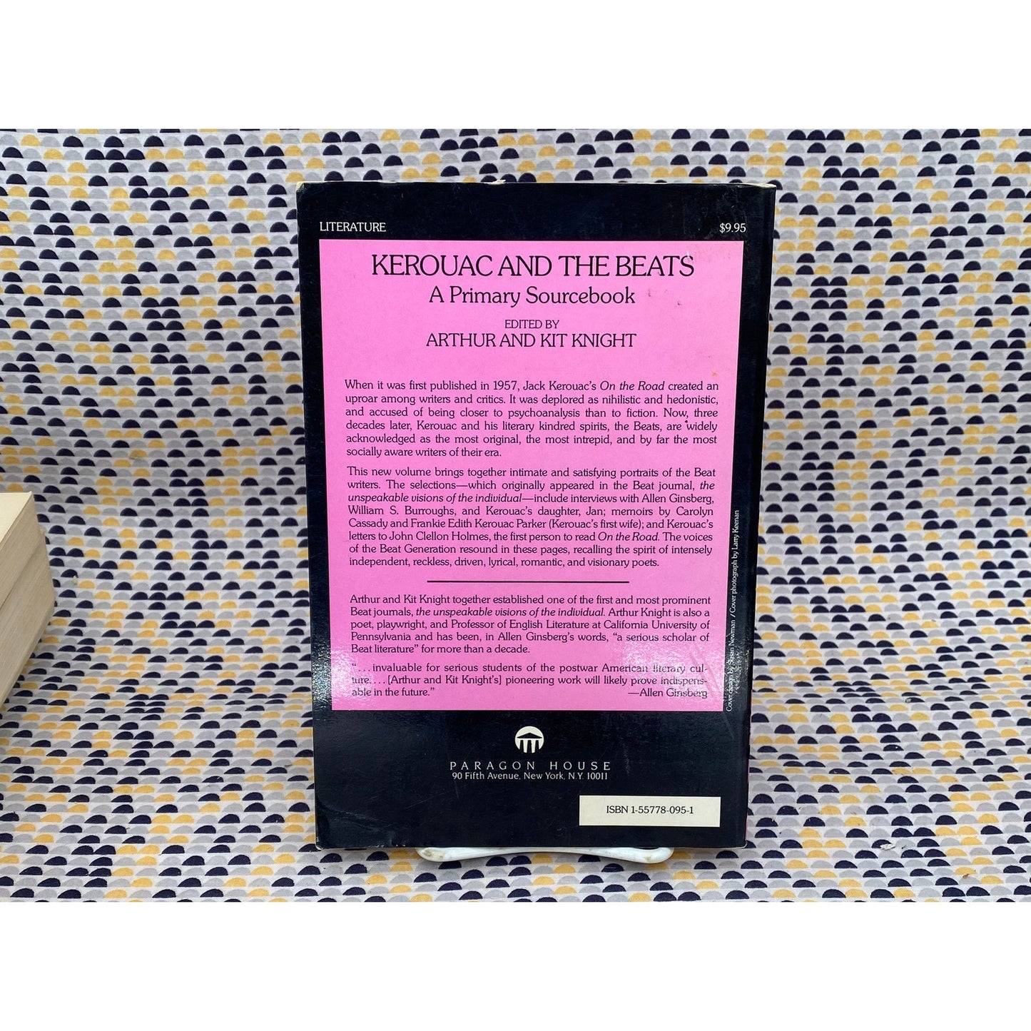 Kerouac and the Beats - A Primary Sourcebook Arthur and Kit Knight - Vintage Paperback Book - Paragon House