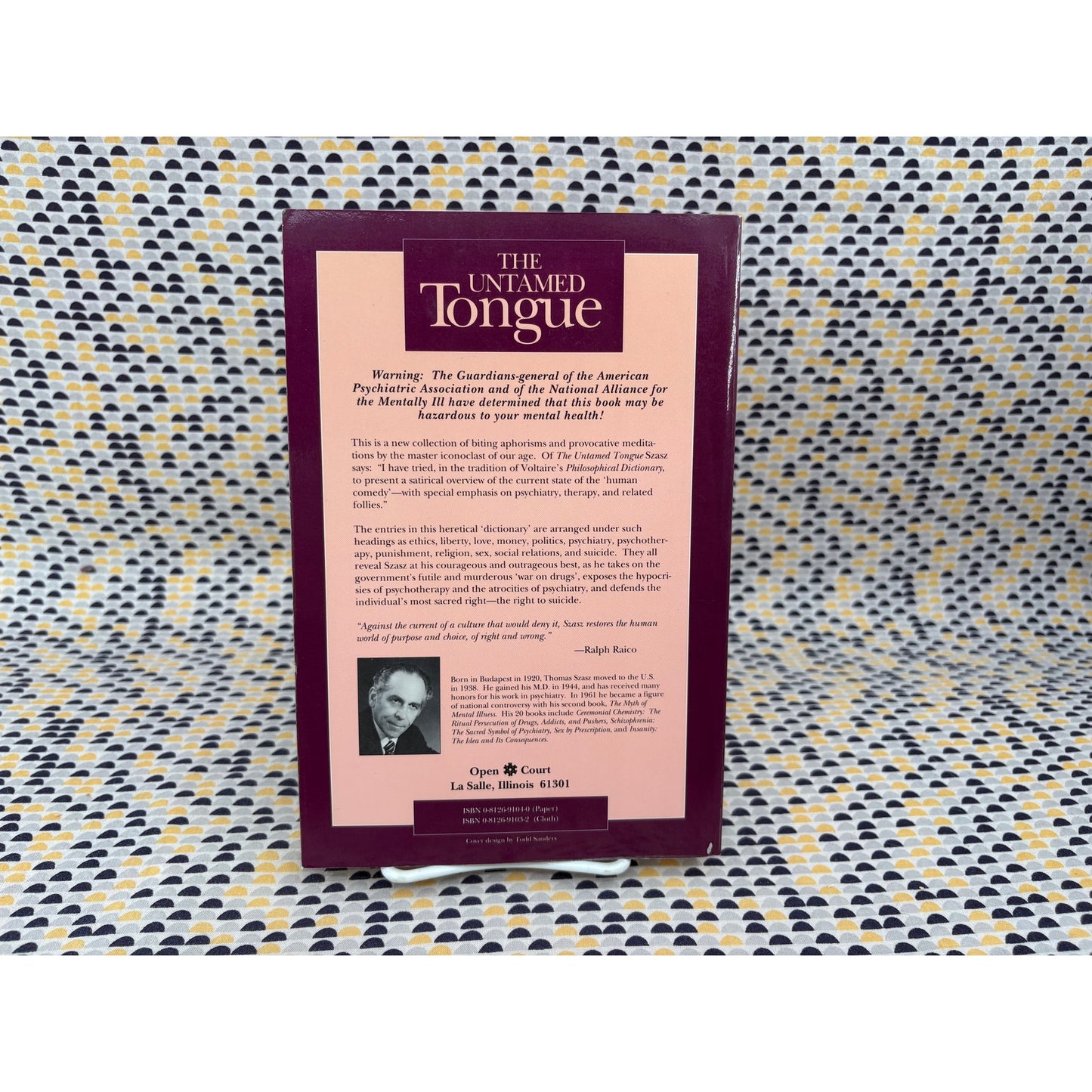 The Untamed Tongue - Thomas Szasz - Open Court - Paperback