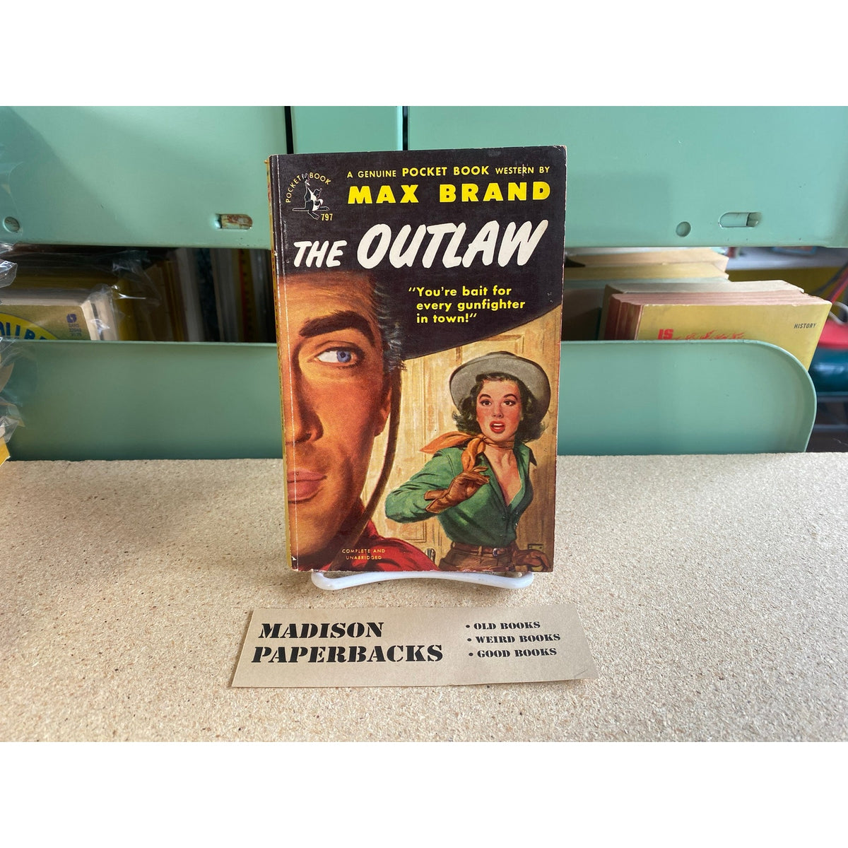 The Outlaw - Max Brand - Pocket 797 - Vintage Paperbacks