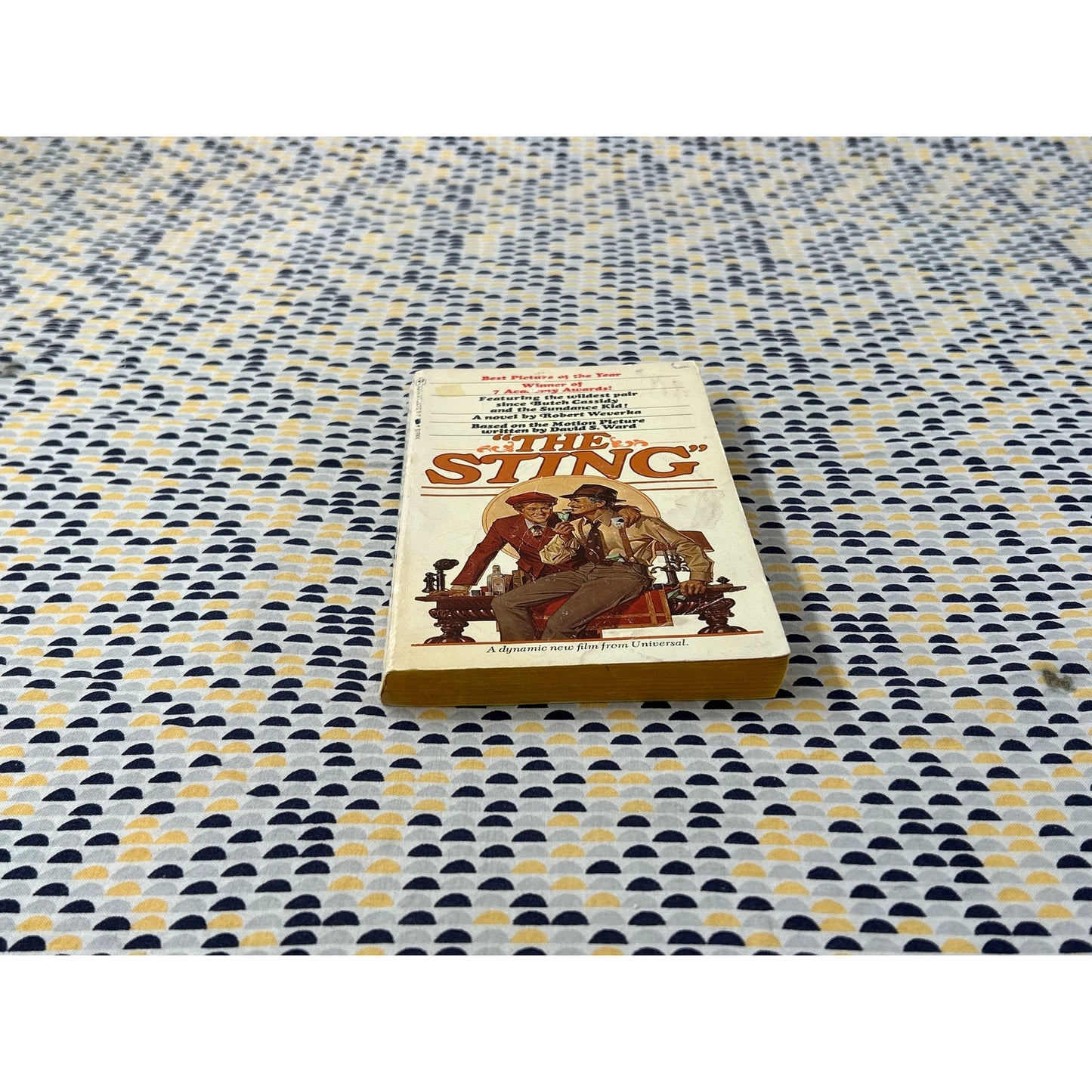 The Sting - Robert Weverka - Movie Tie In - Vintage Paperback Book - Bantam Books Edition
