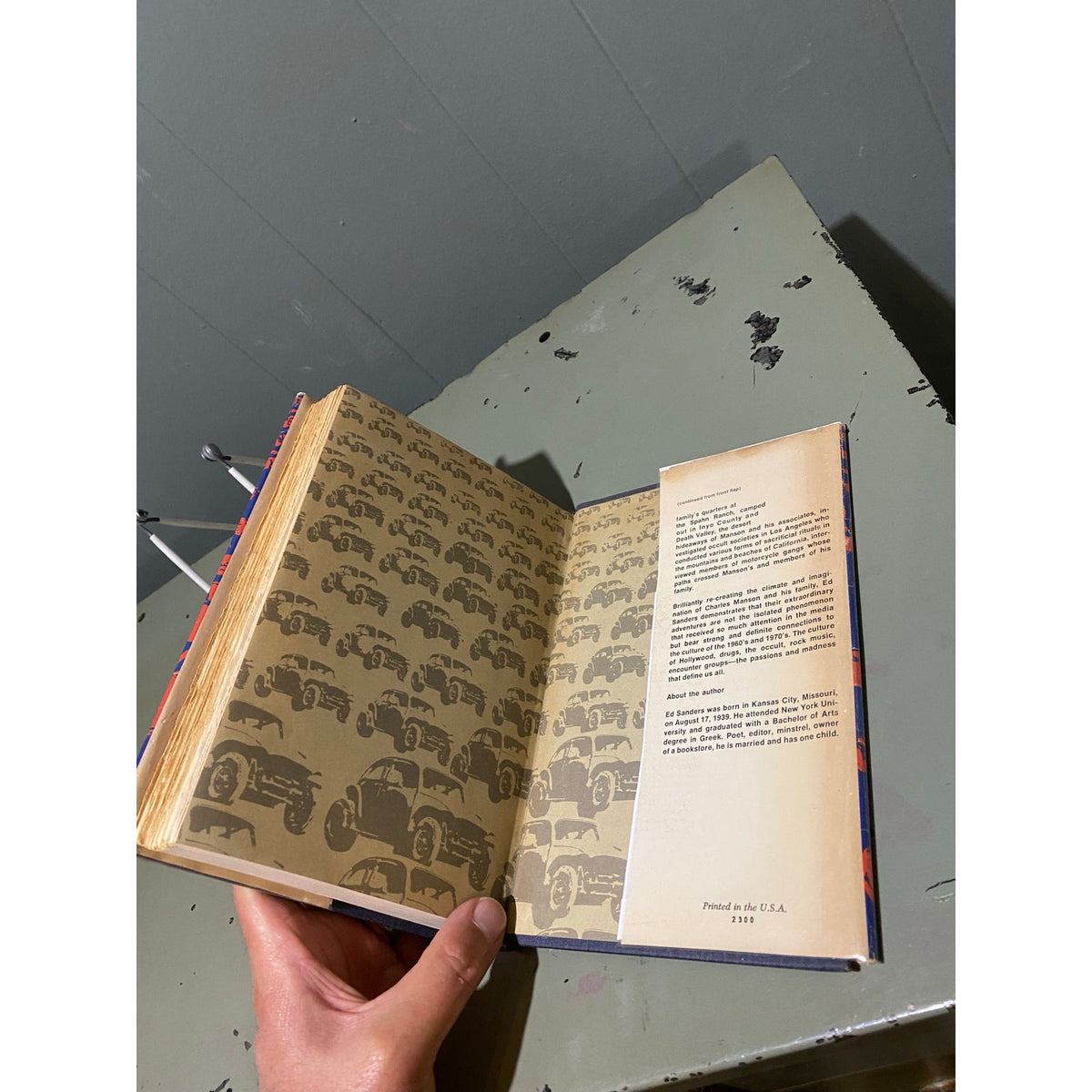 The Family - Ed Sanders - Vintage Hardcover Book - Club Edition - Charles Manson