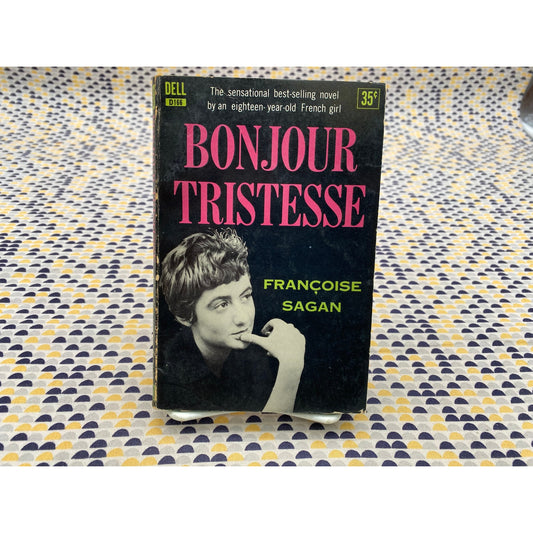 Bonjour Tristesse - Françoise Sagan - Vintage Paperback Book - Dell Edition