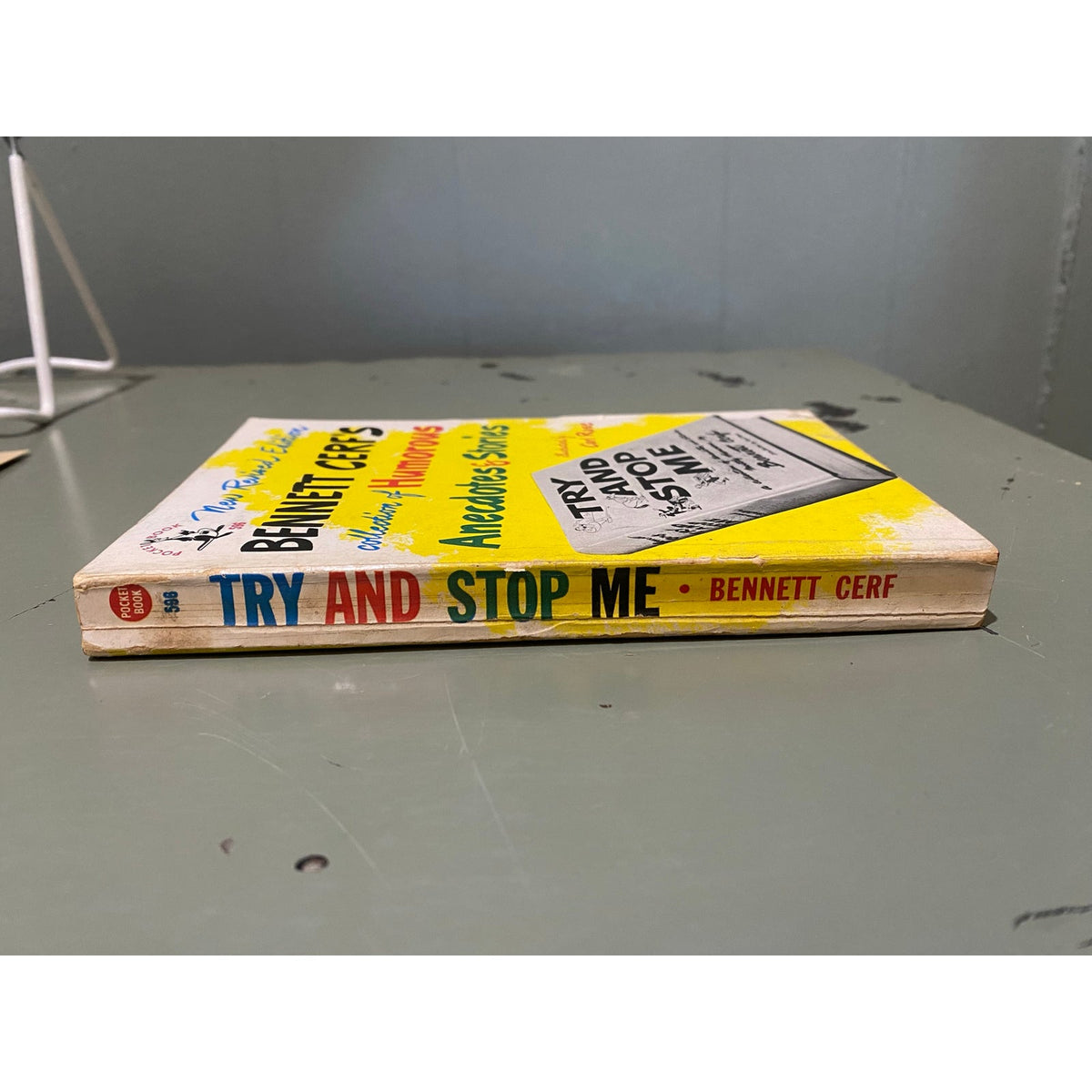 Try and Stop Me - Bennet Cerf - Illustrated by Carl Rose - Pocket 596  - Vintage Paperbacks