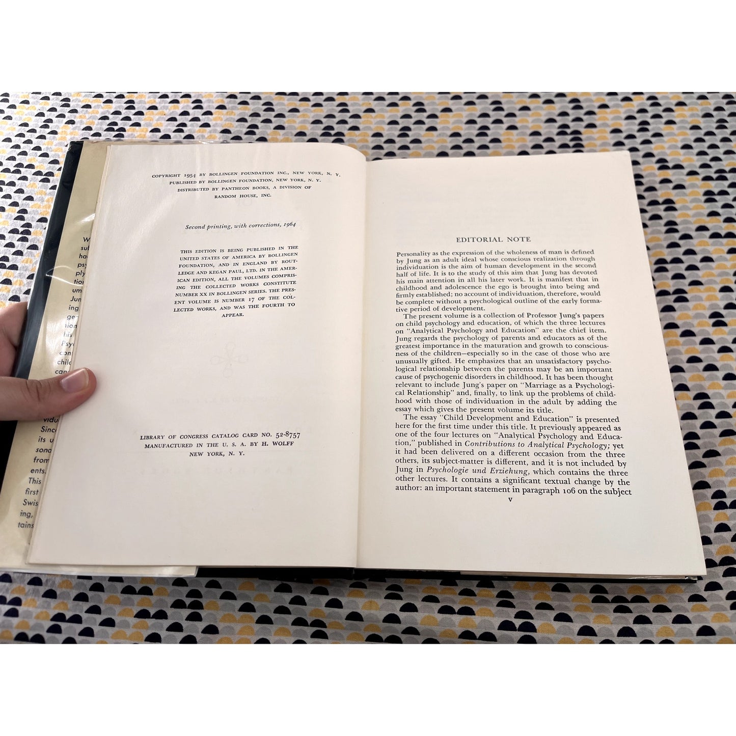 The Development of Personality - C. G. Jung - Pantheon Books - Hardcover