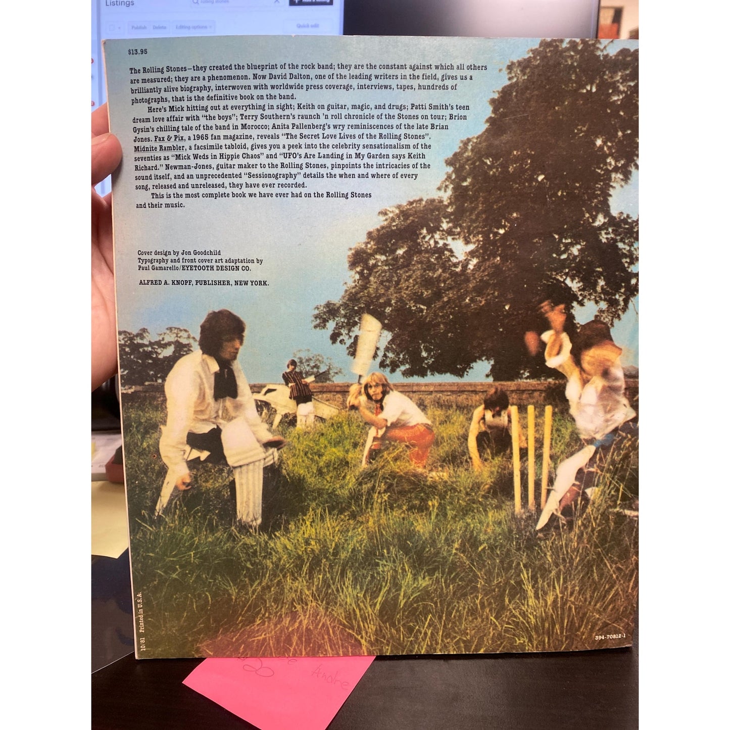 The Rolling Stones - The First Twenty Years - David Dalton - 1981 Knopf Edition