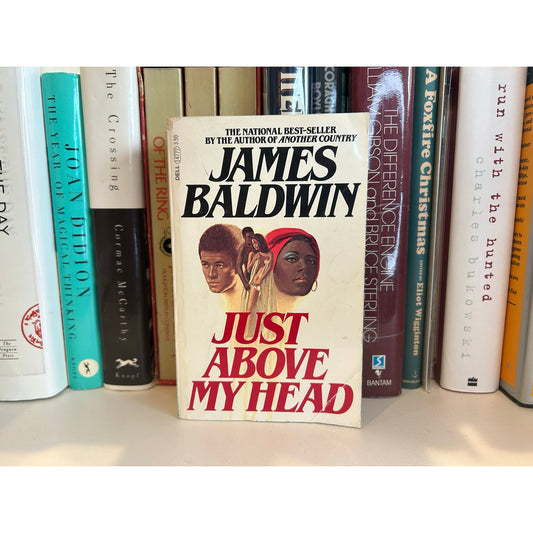 Just Above My Head - James Baldwin - Vintage Paperback Book - Dell Edition