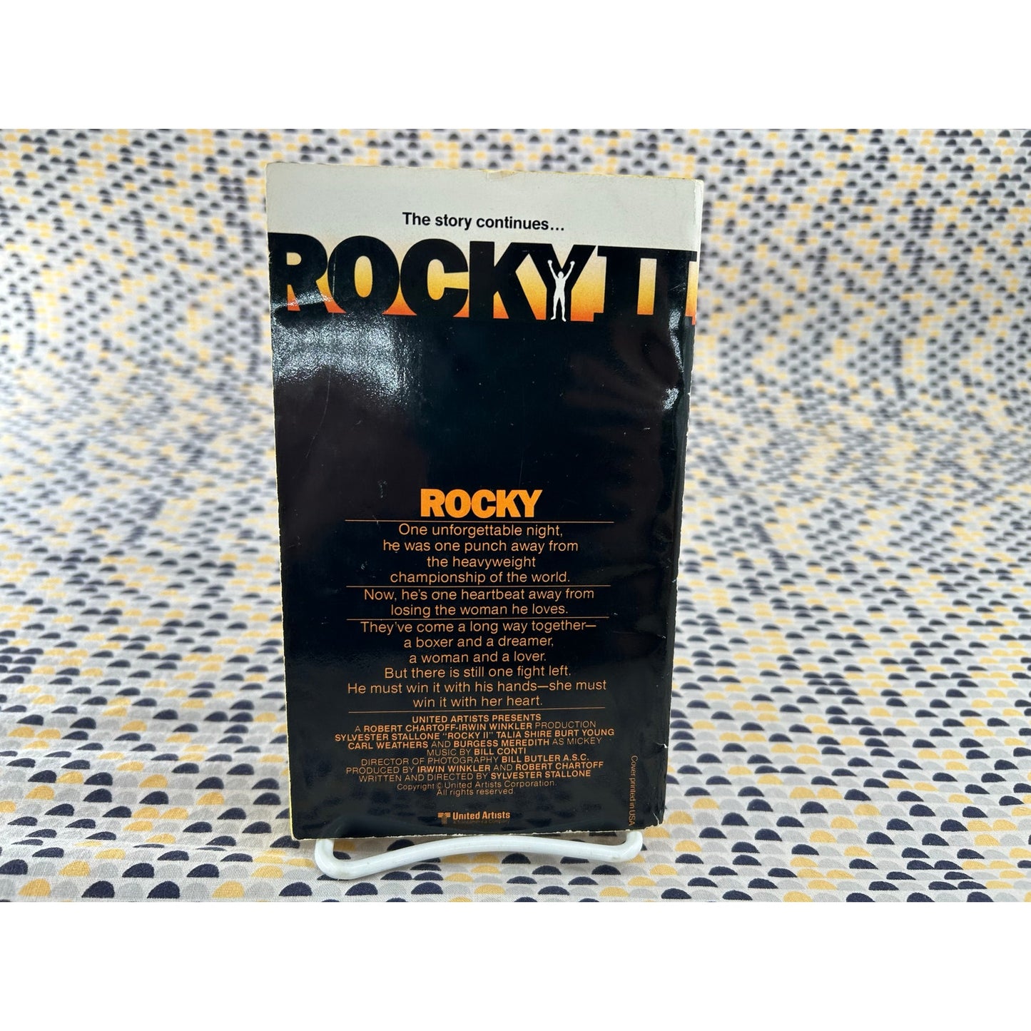 Rocky II - Sylvester Stallone - Movie Tie In - Vintage Paperback Book - Ballantine Edition