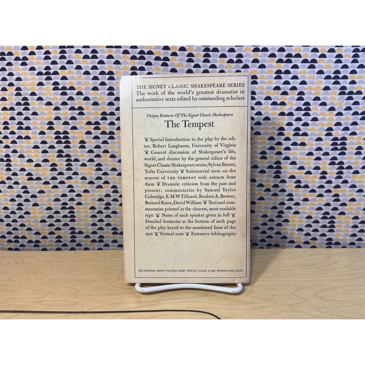 The Tempest - William Shakespeare - Vintage Paperback Book - Signet Classics Edition