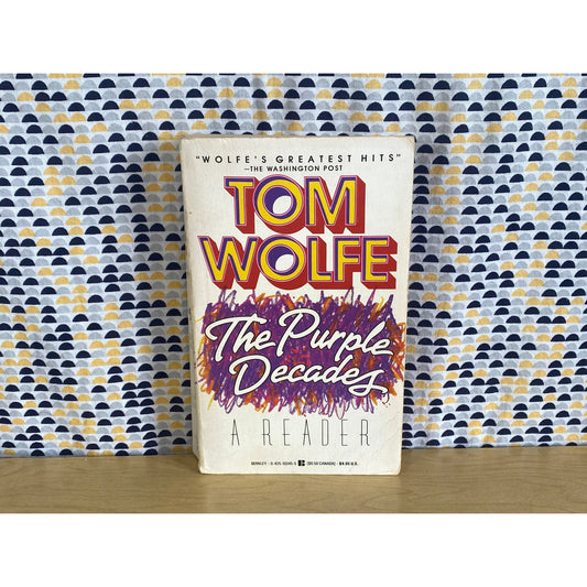 The Purple Decades - Tom Wolfe - Vintage Paperback Book - Berkley Edition