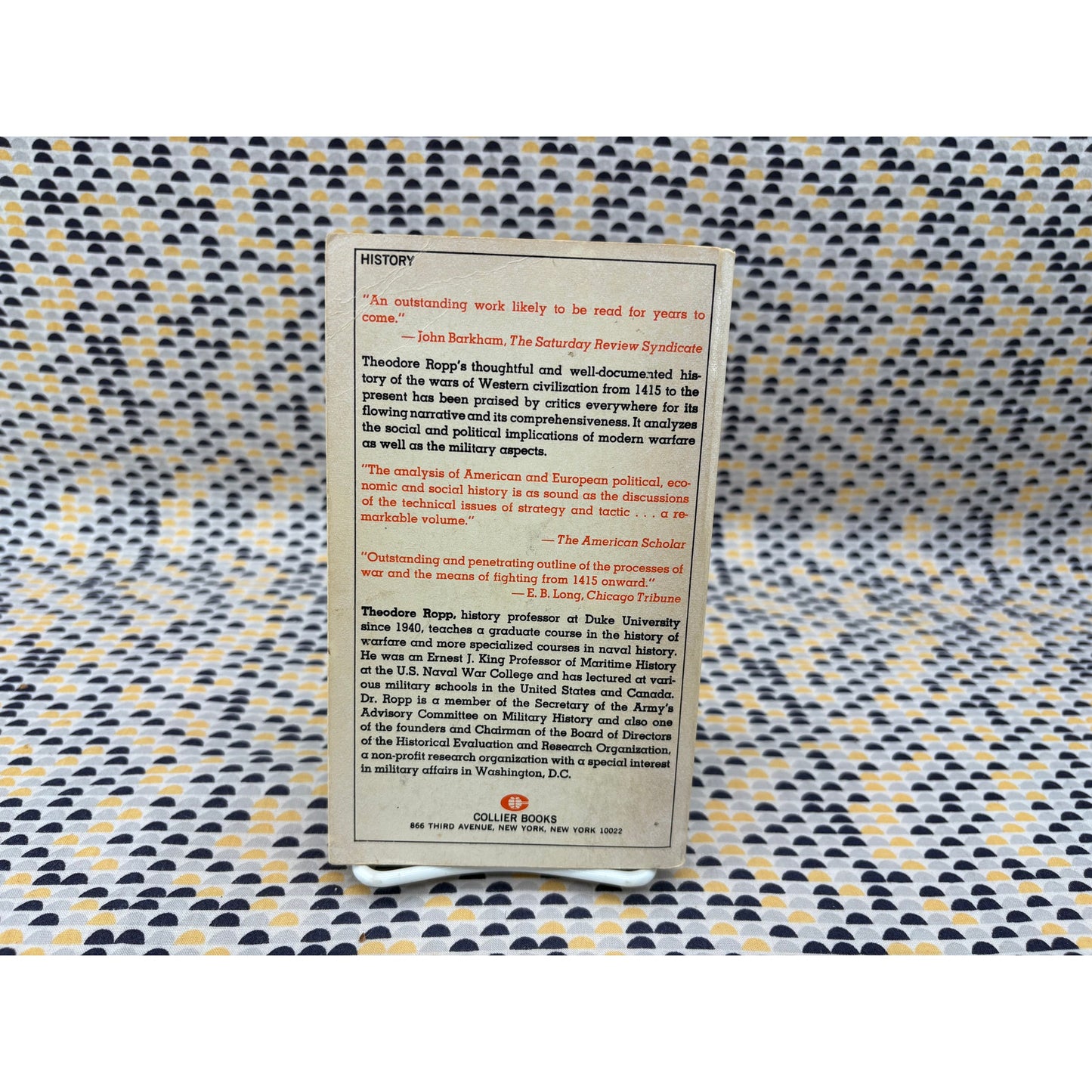 War In The Modern World - Theodore Ropp - Collier - Paperback