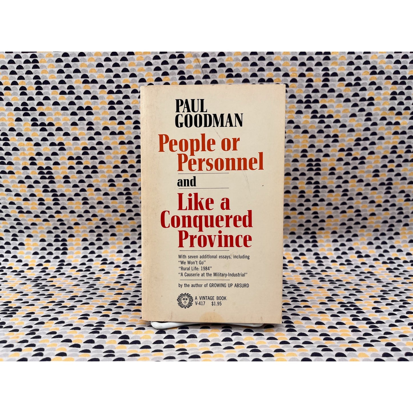 People or Personnel - Paul Goodman - Vintage Books - Paperback