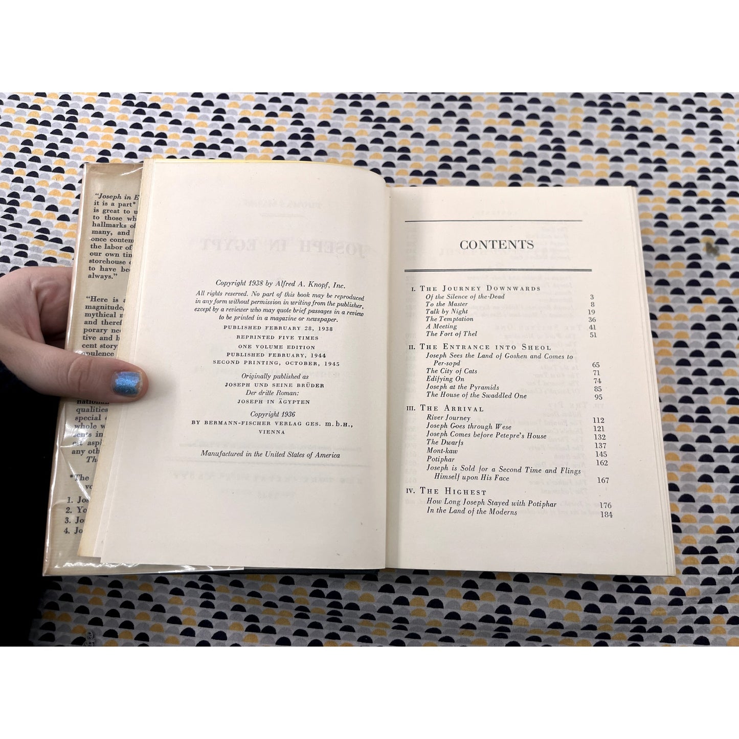 Joseph in Egypt - Thomas Mann - Alfred A Knoph Books - Paperback