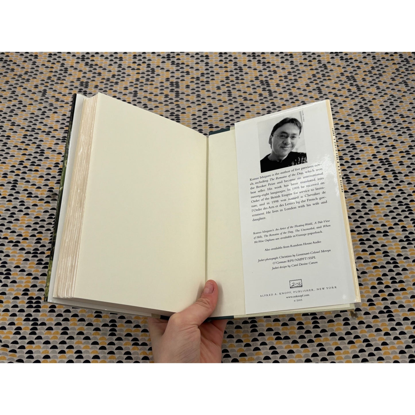 Never Let Me Go - Kazuo Ishiguro - Knopf - Hardcover - 1st Edition 1st Print