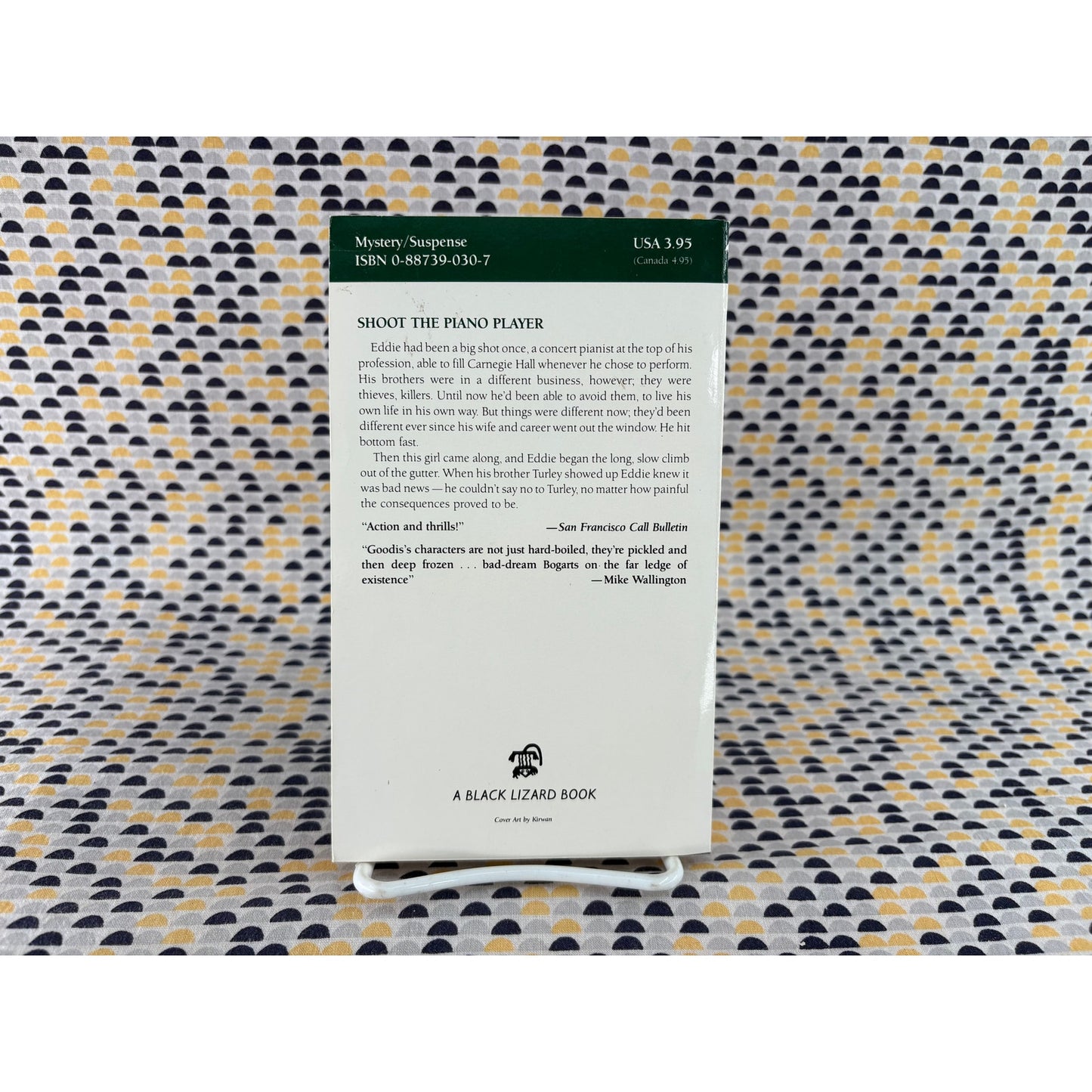 Shoot the Piano Player - David Goodis - Black Lizard Crime - Paperback