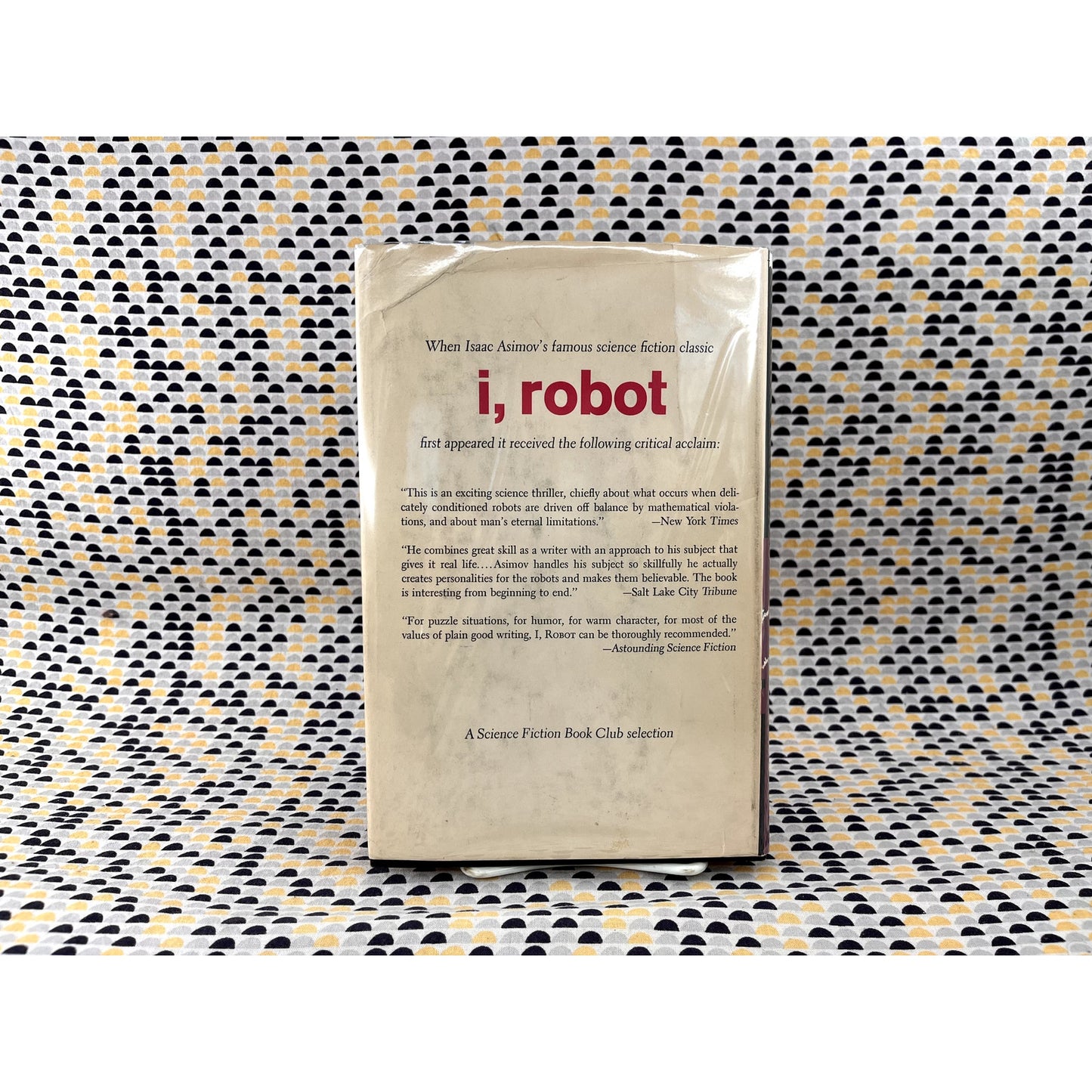 I, Robot - Isaac Asimov - Hardcover - Doubleday Science Fiction - Club Edition