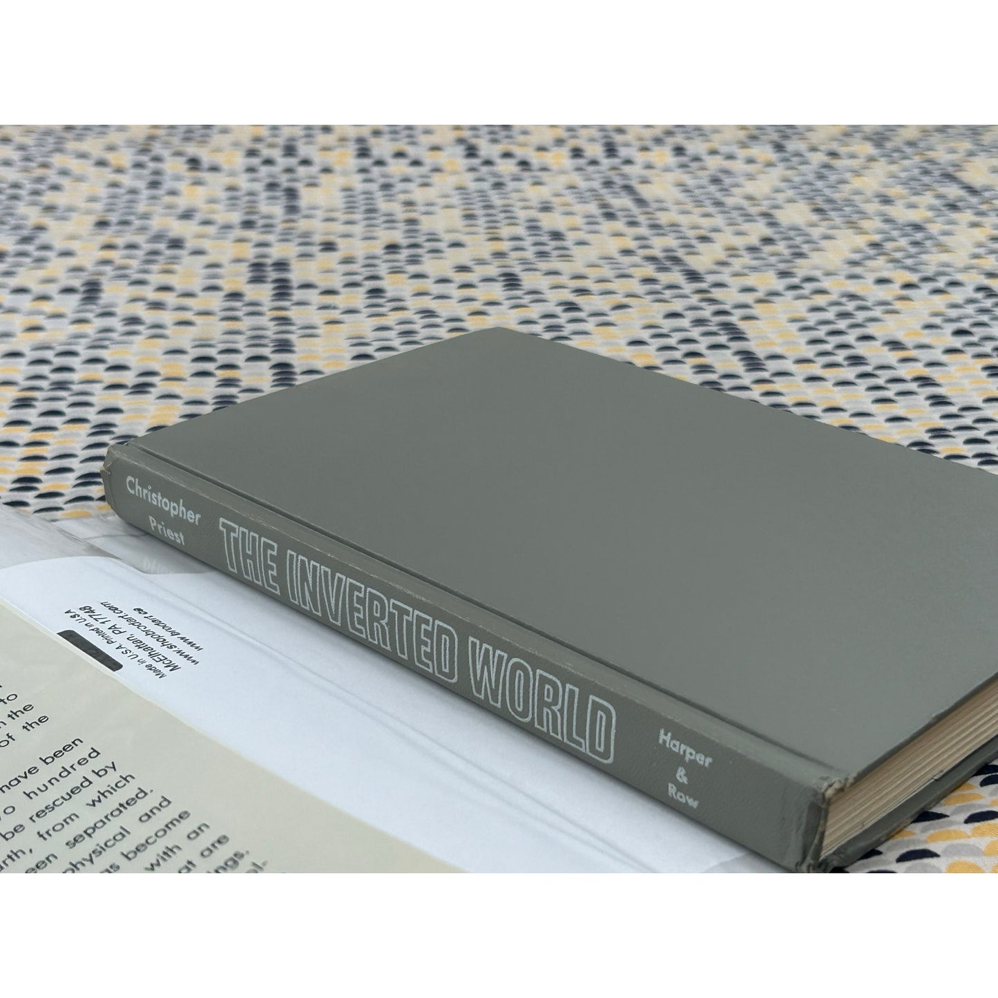The Inverted World - Christopher Priest - Hardcover Book - Harper & Row - Club Edition