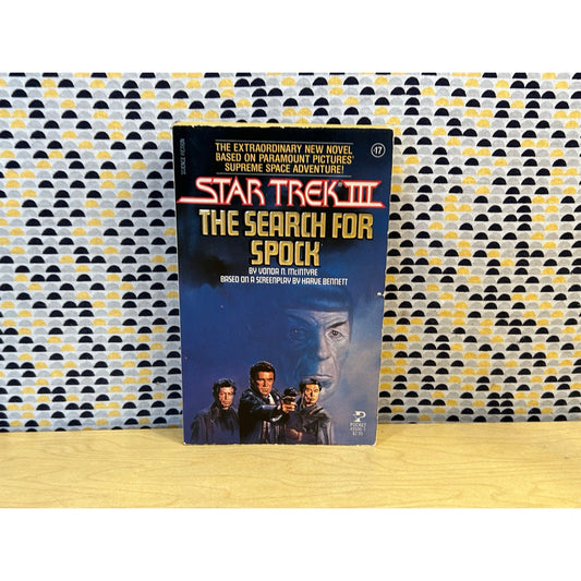 Star Trek III - The Search For Spock - Movie Novelization - Vonda N. McIntyre - Vintage Paperback Book - Pocket Books Edition