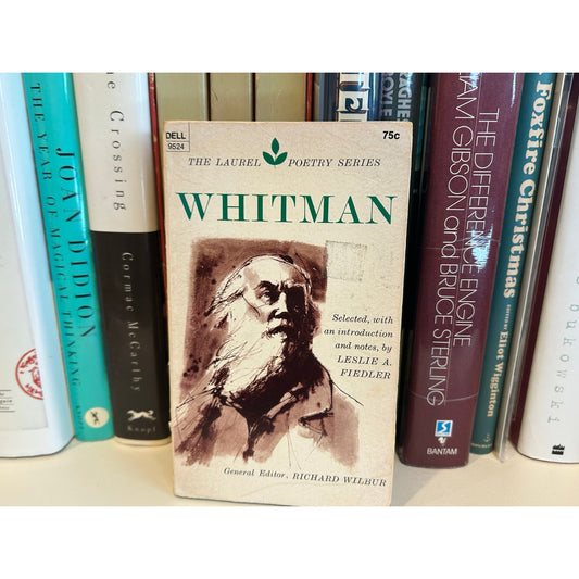Whitman - The Laurel Poetry Series - Vintage Paperback Book - Dell Laurel Edition