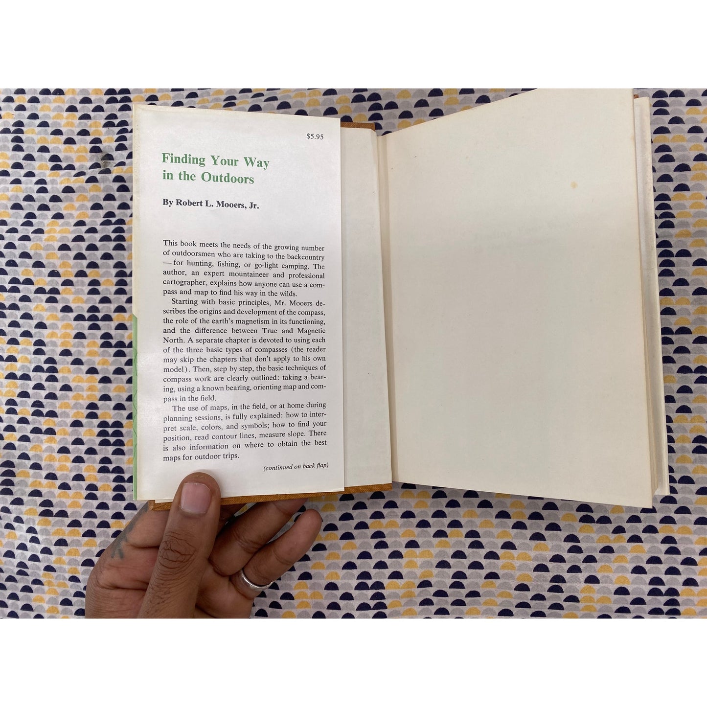 Finding Your Way In The Outdoors - Robert L. Mooers Jr. - Dutton - Hardcover