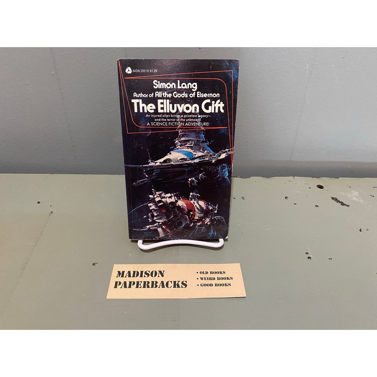 The Elluvon Gift - Simon Lang - Avon - John Berkey cover - Paperback