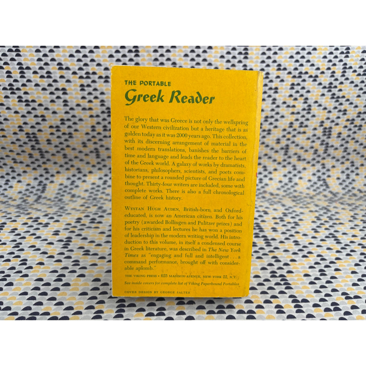 The Portable Greek Reader - W. H. Auden - Viking - Paperback