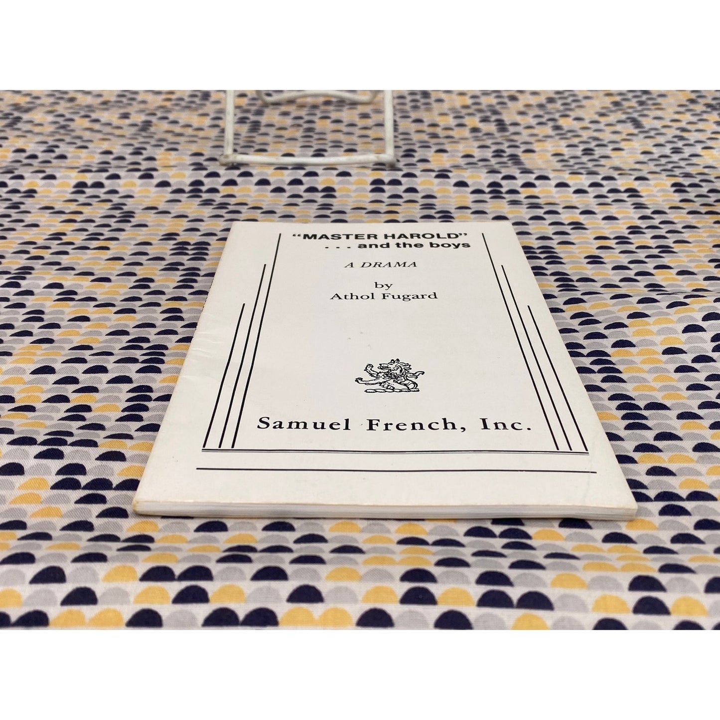 Master Harold ... And The Boys - Athol Fugard - Samuel French, Inc. Edition