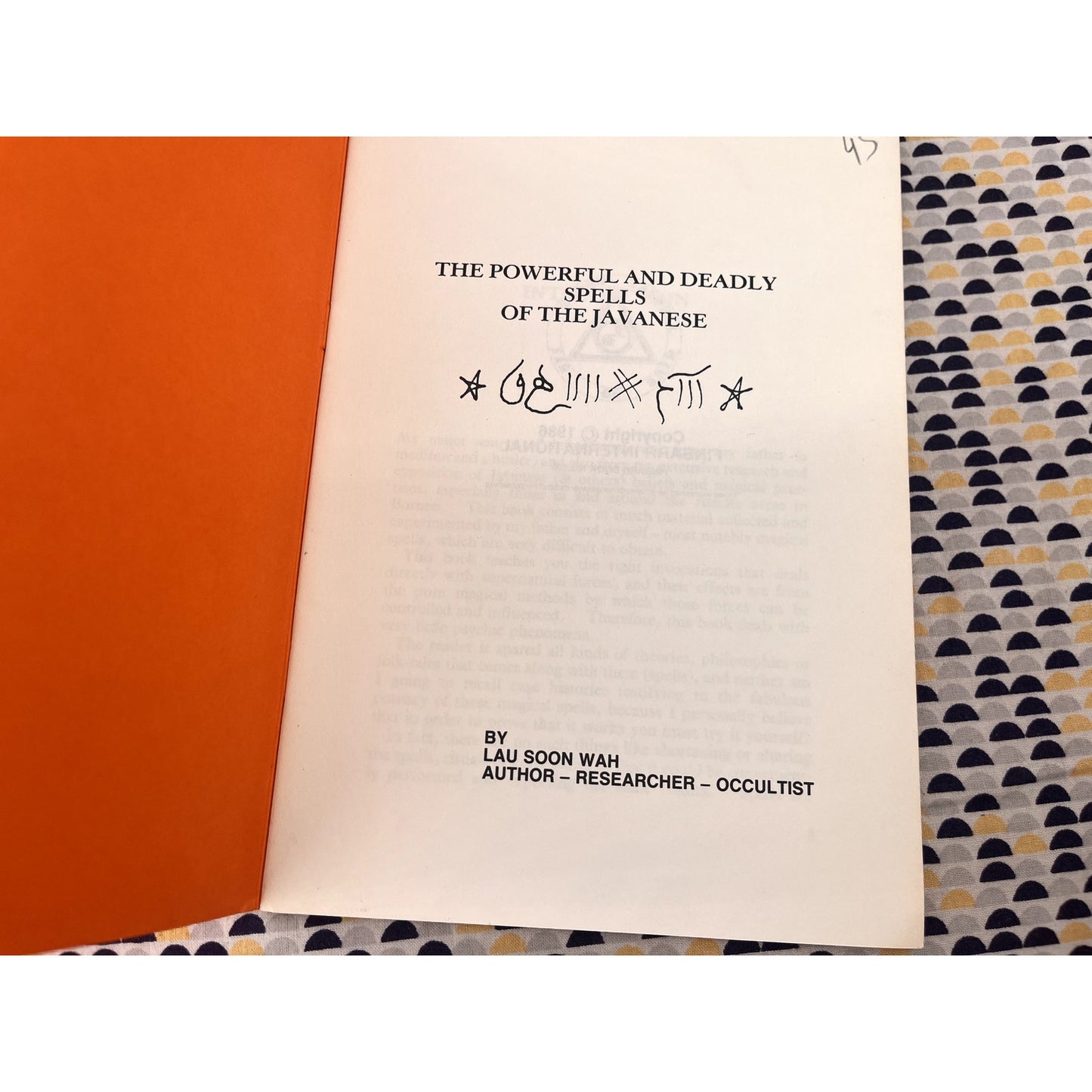 The Powerful & Deadly Spells of Javanese - Lau Soon Wah - Paperback