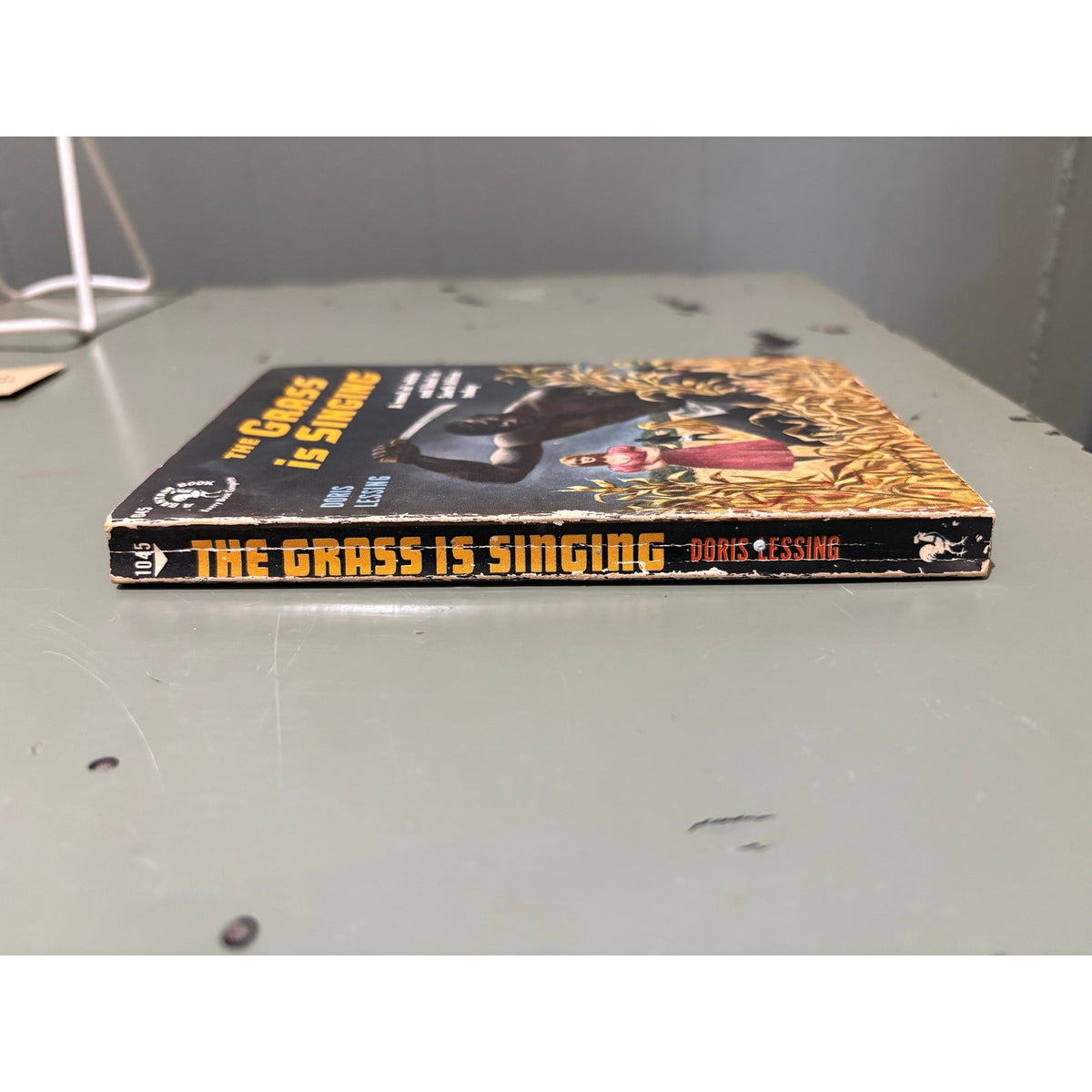 The Grass is Singing - Doris Lessing - FLetcher Martin cover  - Bantam 1045 - Vintage Paperbacks