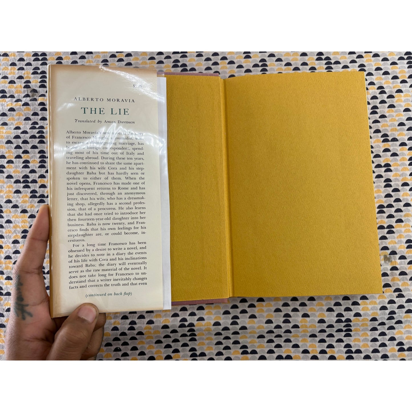 The Lie - Alberto Moravia - Farrar Straus - Hardcover