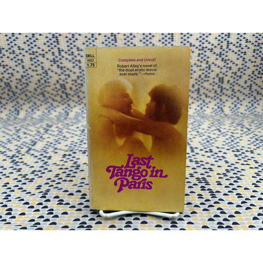 Last Tango in Paris - Robert Alley - Movie Novelization - Vintage Paperback - Tie-In