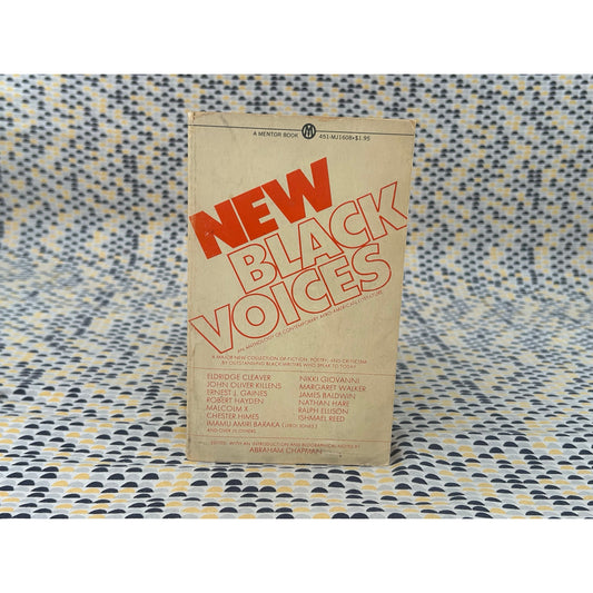New Black Voices - Eldridge Cleaver, Malcolm X, James Baldwin, Margaret Walker - Vintage Paperback Book - Mentor Edition
