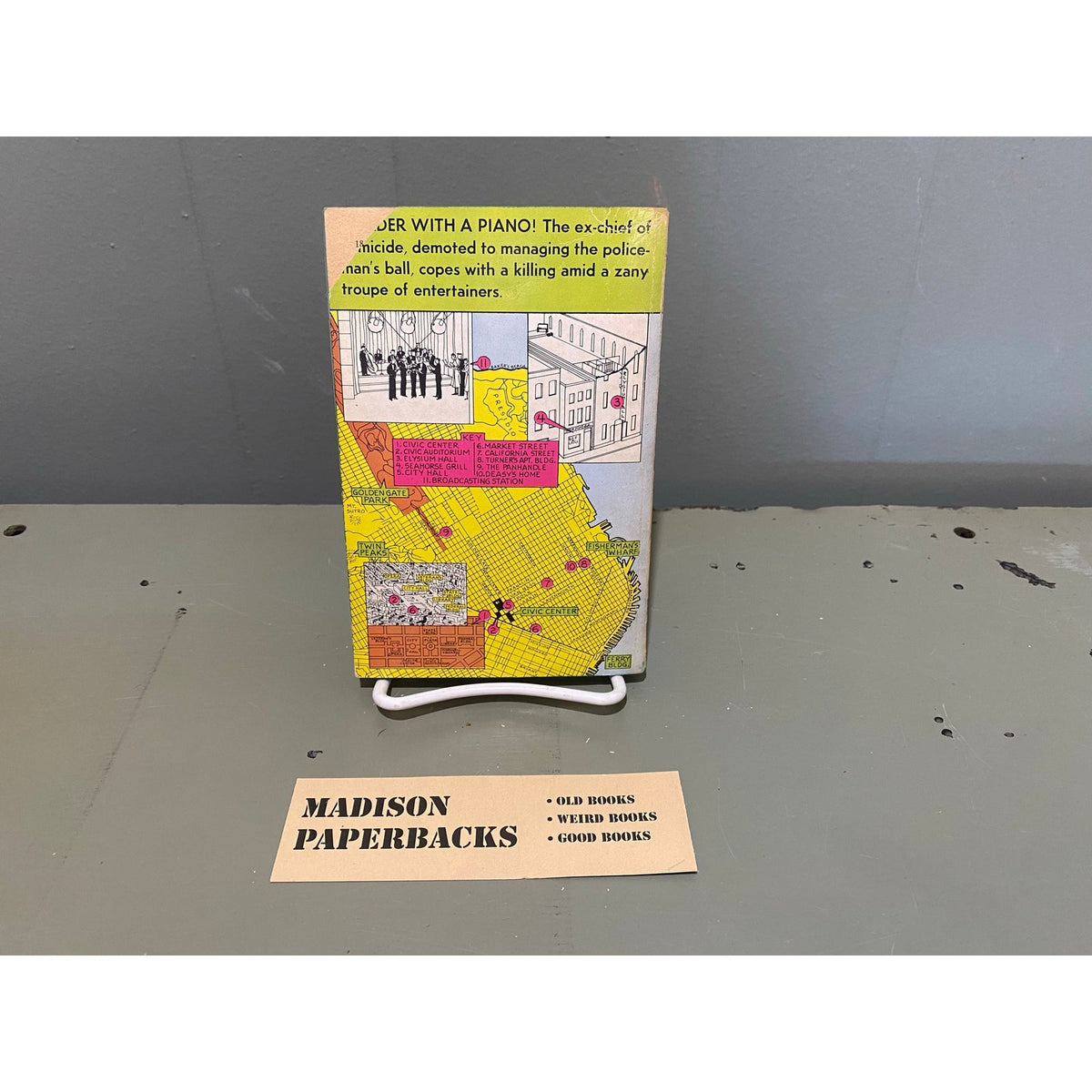 Dead Giveaway - Hugh Lawrence Nelson - Dell Muystery 520 - Mapback- Vintage Paperbacks