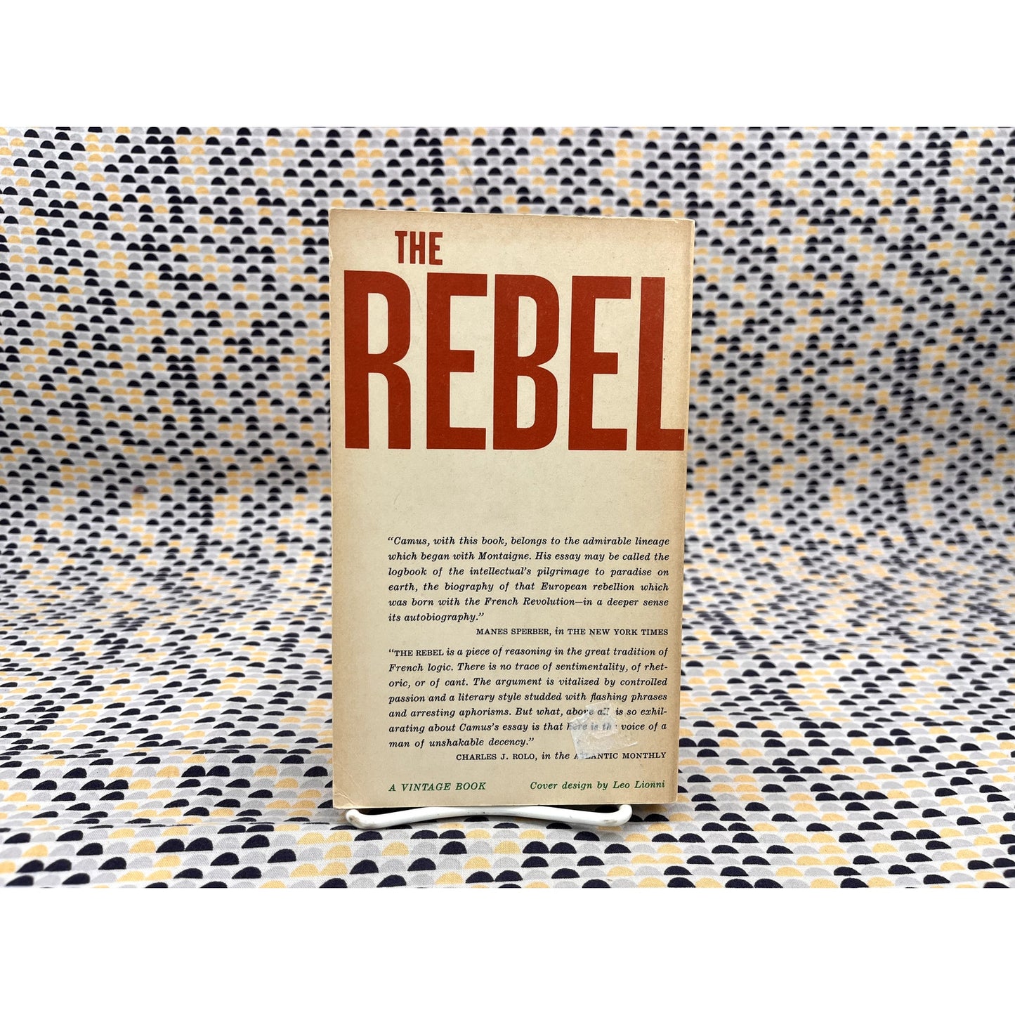 The Rebel - Albert Camus - Vintage Paperback Book