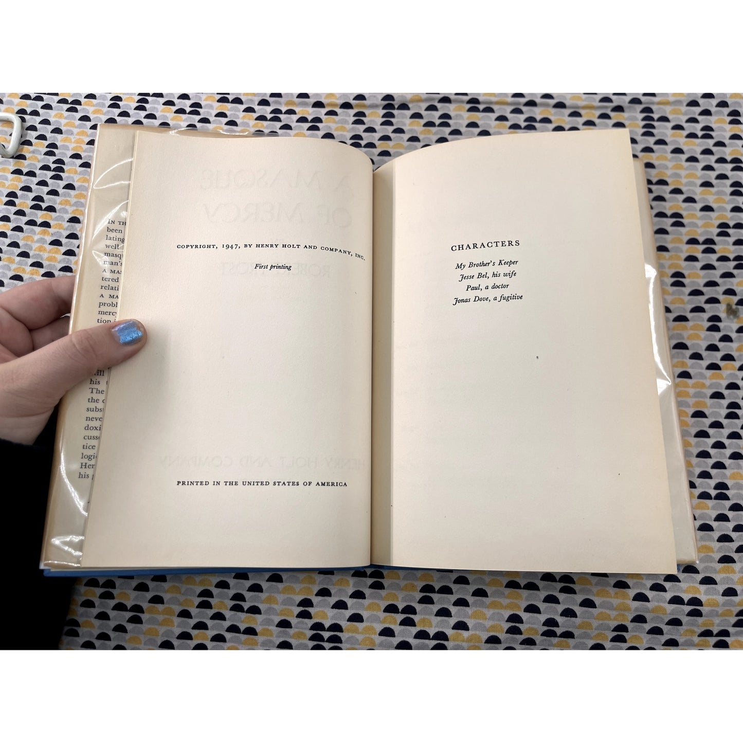 A Masque of Mercy - Robert Frost - Henry Holt & Company - Hardcover