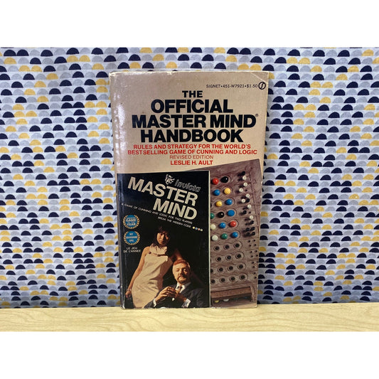 The Official Master Mind Handbook - Leslie H. Ault - Vintage Paperback Book - Signet Edition