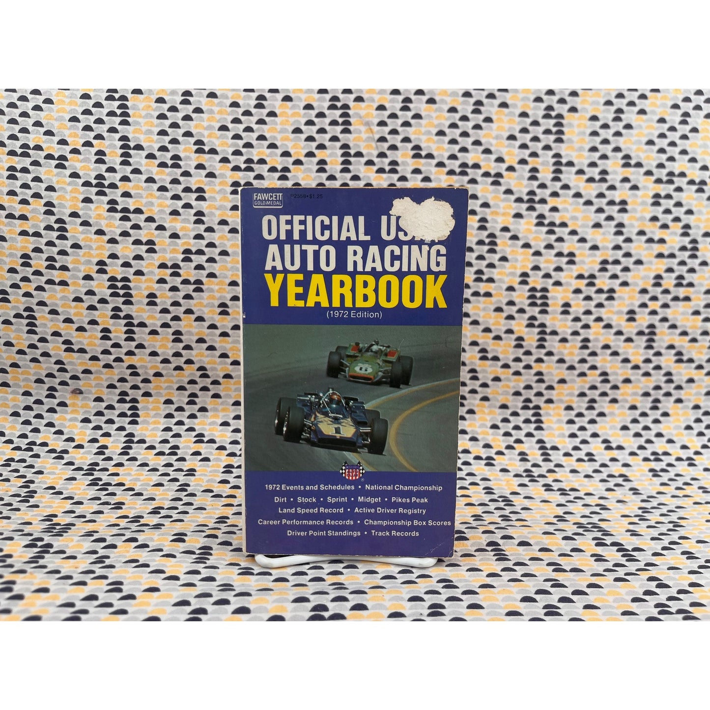 Official USAC Auto Racing Yearbook - Fawcett Gold Medal - Paperback